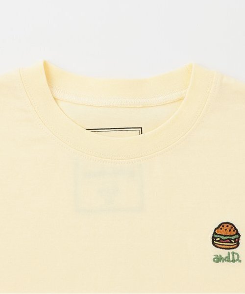 and D. petit main（アンドディープティマイン）の「【365D.】アソート刺しゅうワイド長袖Tシャツ（Tシャツ/カットソー・キッズ・オフホワイト/レモンイエロー/ブラック/サックスブルー/ライトピンク/ネイビー/ラベンダー/ライトグレー・90cm/110cm/150cm/120cm/140cm/100cm/130cm）」の10枚目の写真