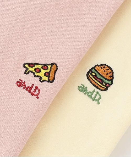 and D. petit main（アンドディープティマイン）の「【365D.】アソート刺しゅうワイド長袖Tシャツ（Tシャツ/カットソー・キッズ・オフホワイト/レモンイエロー/ブラック/サックスブルー/ライトピンク/ネイビー/ラベンダー/ライトグレー・90cm/110cm/150cm/120cm/140cm/100cm/130cm）」の13枚目の写真