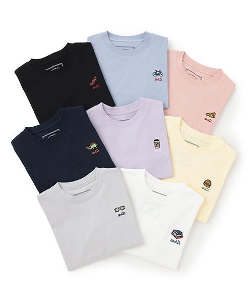 and D. petit main（アンドディープティマイン）の「【365D.】アソート刺しゅうワイド長袖Tシャツ（Tシャツ/カットソー・キッズ・オフホワイト/レモンイエロー/ブラック/サックスブルー/ライトピンク/ネイビー/ラベンダー/ライトグレー・90cm/110cm/150cm/120cm/140cm/100cm/130cm）」の17枚目の写真