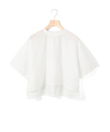 MidiUmi（ミディウミ）の「MidiUmi ドットワイドシャツプルオーバー（シャツ/ブラウス・レディース）」