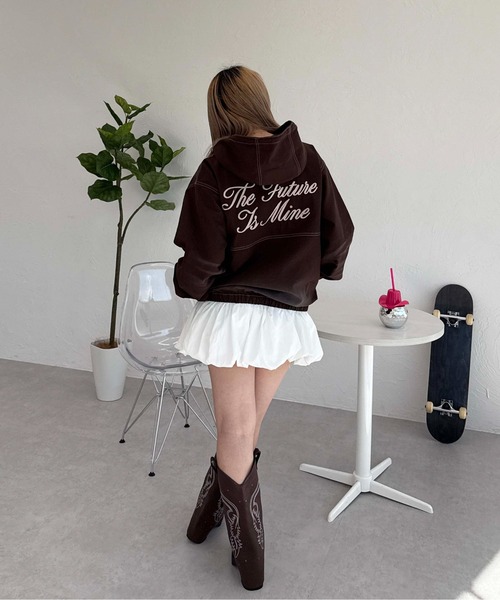 sedacleダックパーカーブラックM sedacle（セダクル）の「配色ステッチ加工ダックジャケット