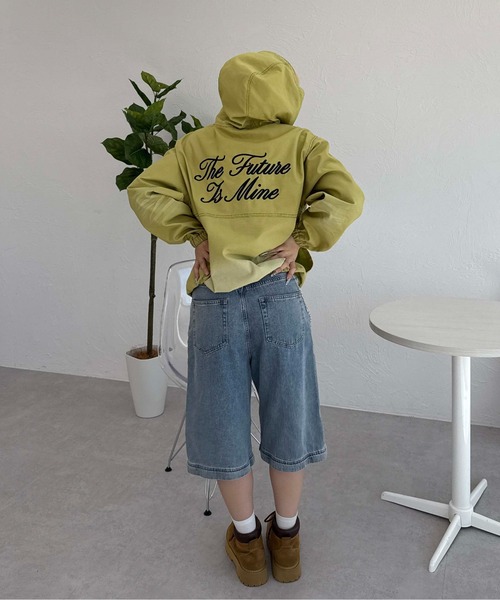 sedacle（セダクル）の「配色ステッチ加工ダックジャケット