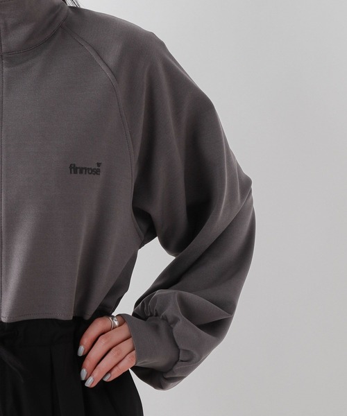 RAGEBLUE（レイジブルー）の「異素材ドッキング/トラックジャージワンピース（ワンピース・レディース・ブラック/ネイビー・FREE）」の6枚目の写真