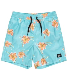 Quiksilver(クイックシルバー)の「EVERYDAY STRAIGHT VL/クイックシルバーキッズウエストゴム花柄サーフトランクス・ボードショーツ・バギーショーツ(水着)(水着)」