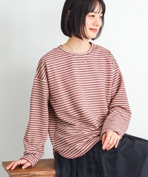 n'OrLABEL | リップルボーダーロンT(Tシャツ/カットソー)