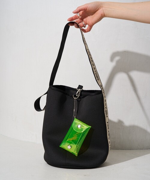 FREAK'S STORE（フリークスストア）の「限定展開　FREAK'S STORE テープ ワンハンドル バッグ（ハンドバッグ・レディース・イエロー/グレー/ブラック・ONE SIZE）」の18枚目の写真