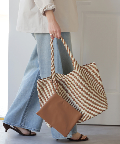 セール】【MODA LUXE/モーダリュクス】 MIX TOTE：トートバッグ