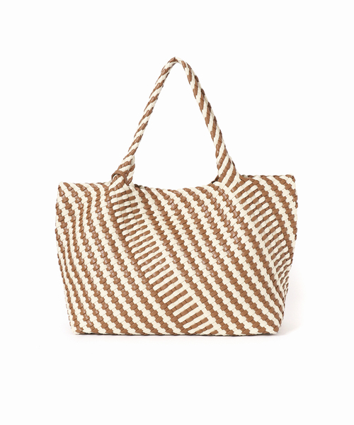 2025SSジャーナルrelume MODA LUXE MIX TOTE セール】【MODA LUXE/モーダリュクス】 MIX TOTE：トートバッグ