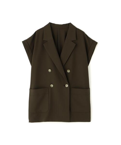 NATURAL BEAUTY BASIC(ナチュラルビューティーベーシック)の「◇ダブルブレストボクシージレ(その他アウター・レディース・ベージュ/ダークブラウン・FREE)」の9枚目の写真