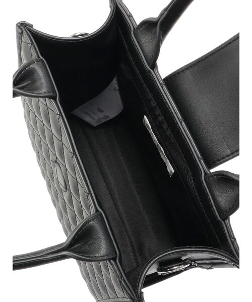 EATME（イートミー）の「E/Mキルティングバッグ（ハンドバッグ・レディース・ブルー/オフホワイト/ブラック・FREE）」の13枚目の写真