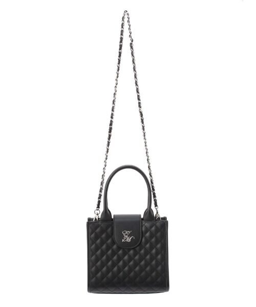 EATME（イートミー）の「E/Mキルティングバッグ（ハンドバッグ・レディース・ブルー/オフホワイト/ブラック・FREE）」の16枚目の写真