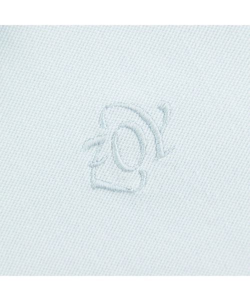 ZOY(ゾーイ)の「MENS 30/2コーマ鹿の子ガーメントダイ 半袖ポロシャツ(ポロシャツ・メンズ・ブルー系/ホワイト/シャーベット/ホワイト系・SMALL/MEDIUM/LARGE/X-LARGE)」の7枚目の写真