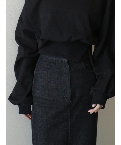 amel オフショルダースウェットトップス amel トレーナー スウェット オフショルダースウェットトップス