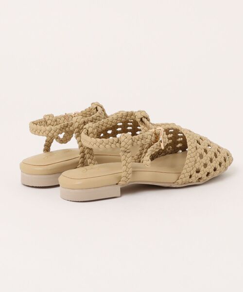 Launa lea(ラウナレア)の「メッシュTストラップフラットサンダル(S151)(サンダル・レディース・ナチュラル/ブラック/アイボリー・S/M/L/LL)」の10枚目の写真