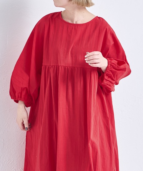 pairmanon（ペアマノン）の「【綿100%】【リンクコーデ】【ママサイズ】リラックス ワンピース（ワンピース・レディース・ブラウン/レッド/ブラック・FREE）」の20枚目の写真