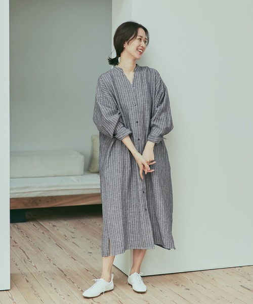Reneルネ2023 THE STRIPE ストライプワンピース ルネ ストライプワンピース｜Yahoo!フリマ（旧PayPayフリマ）
