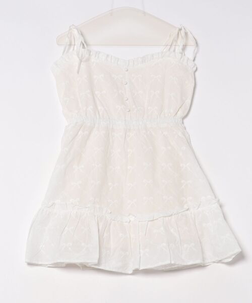 apres jour（アプレジュール）の「ミニリボン刺繍キャミワンピース（ワンピース・レディース・ブラック/ホワイト・フリー/X-LARGE）」の10枚目の写真