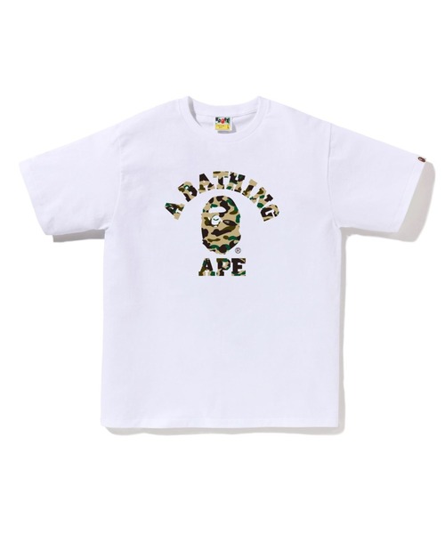 アベイシングエイプ　1ST CAMO COLLEGE CREWNECK 未使用 A BATHING APE (アベイシングエイプ) COLOR CAMO COLLEGE