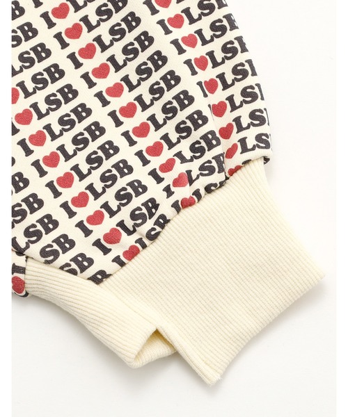 Little sunny bite(リトルサニーバイト)の「I love LSB hoodie(パーカー・レディース・オレンジ/ピンク/アイボリー・SMALL/MEDIUM)」の12枚目の写真