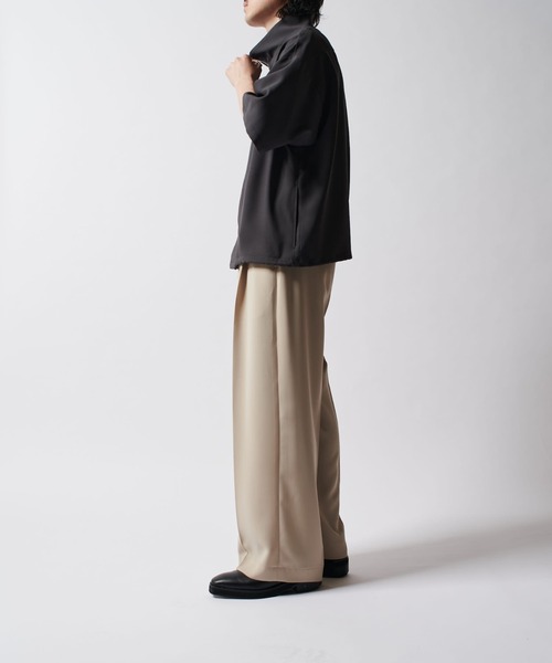 Lui's（ルイス）の「ワイドスラックス（スラックス・メンズ・ベージュ/ブラック/グレー・S/M）」の5枚目の写真