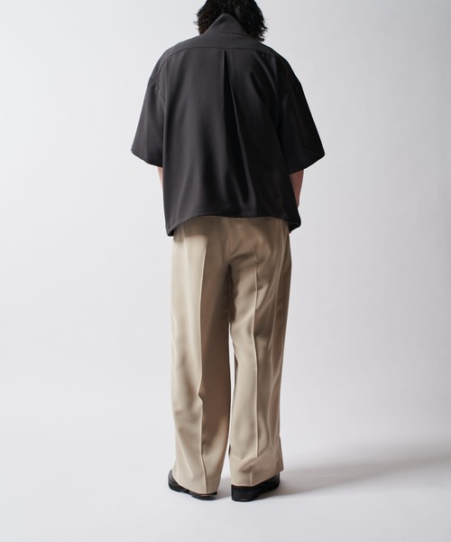 Lui's（ルイス）の「ワイドスラックス（スラックス・メンズ・ベージュ/ブラック/グレー・S/M）」の4枚目の写真