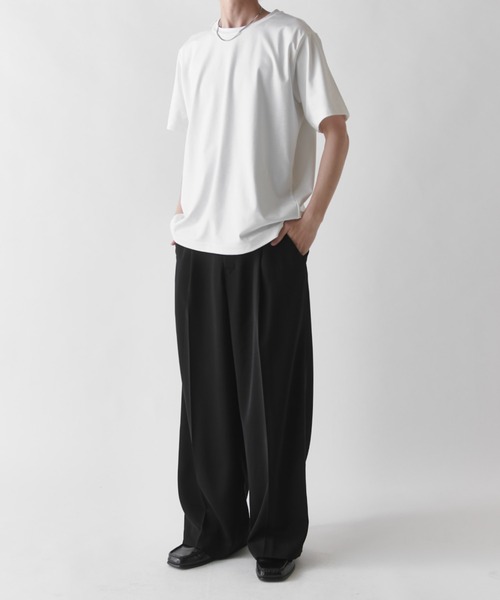 Lui's(ルイス)の「ワイドスラックス(スラックス・メンズ・ベージュ/ブラック/グレー・S/M)」の12枚目の写真