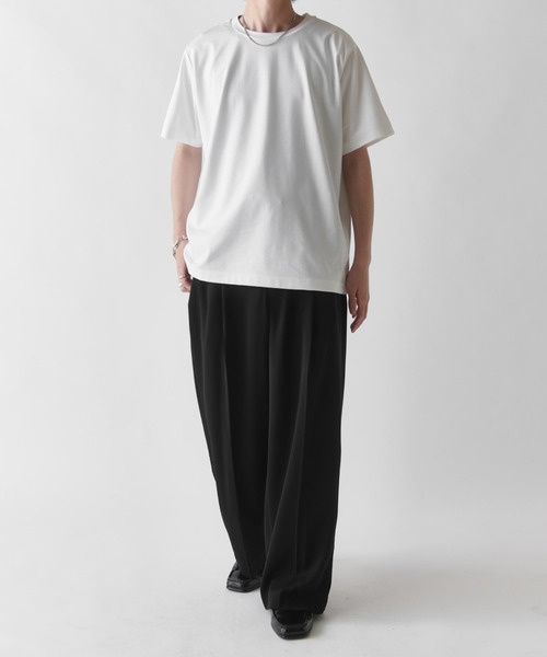 Lui's(ルイス)の「ワイドスラックス(スラックス・メンズ・ベージュ/ブラック/グレー・S/M)」の13枚目の写真