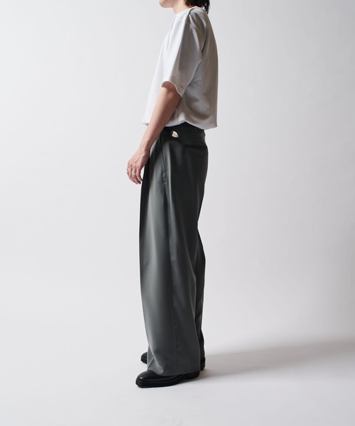 Lui's（ルイス）の「ワイドスラックス（スラックス・メンズ・ベージュ/ブラック/グレー・S/M）」の11枚目の写真