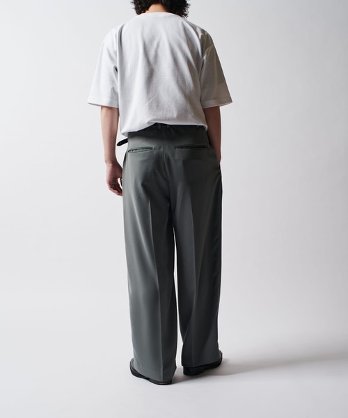 Lui's（ルイス）の「ワイドスラックス（スラックス・メンズ・ベージュ/ブラック/グレー・S/M）」の10枚目の写真