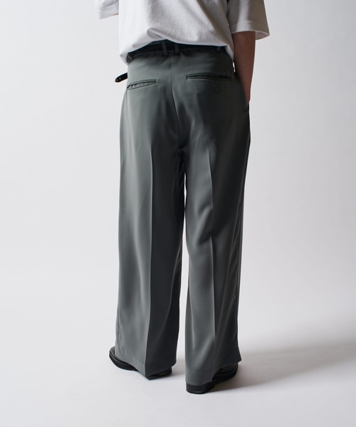 Lui's（ルイス）の「ワイドスラックス（スラックス・メンズ・ベージュ/ブラック/グレー・S/M）」の14枚目の写真