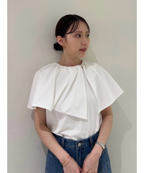 Mila Owen(ミラオーウェン)の「アシメカラー布帛ドッキングカット Mila Owen(ミラオーウェン)の「アシメカラー布帛ドッキングカット