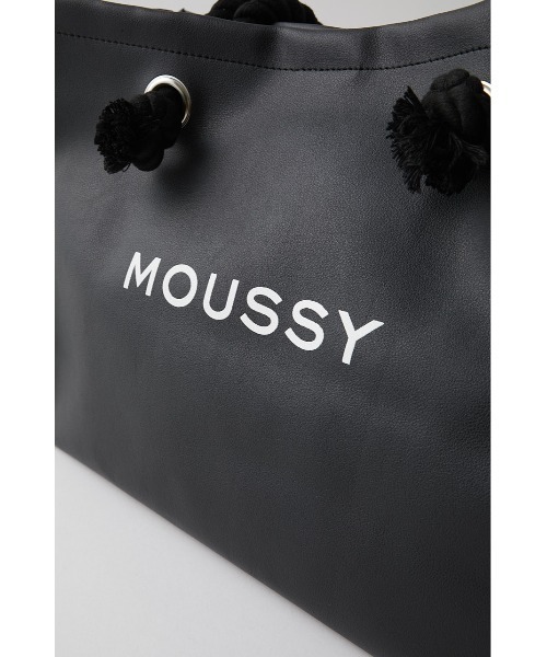MOUSSY(マウジー)の「MOUSSY F/L SHOPPER バッグ(トートバッグ・レディース・ブラック・FREE)」の8枚目の写真