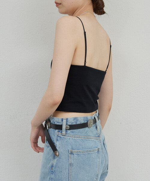 GALLARDAGALANTE（ガリャルダガランテ）の「【La nature linge】ショートベアキャミソール（キャミソール・レディース・ライトグレー/ブラック/ホワイト・0/1）」の13枚目の写真