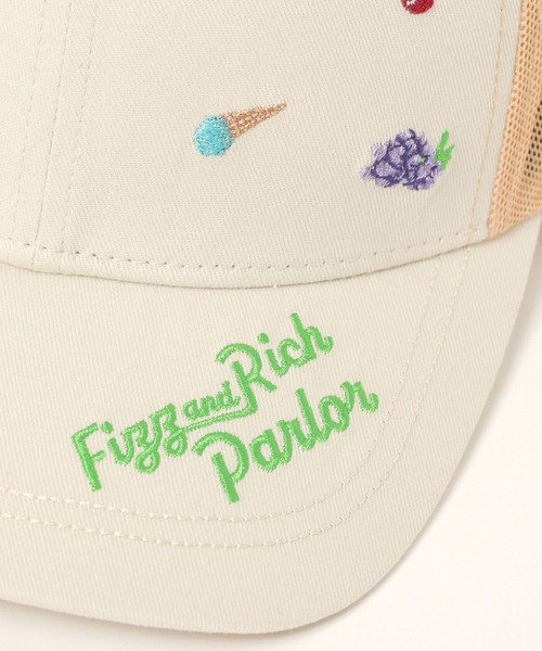 niko and...(ニコアンド)の「【FIZZ&RICH PARLOR】メッシュキャップ(キャップ・レディース・ピンク/アイボリー・FREE)」の7枚目の写真