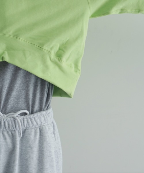 WhoWhat（フーワット）の「who what SWEAT NO NECK（スウェット・メンズ・LIME/ブラック・SMALL）」の10枚目の写真