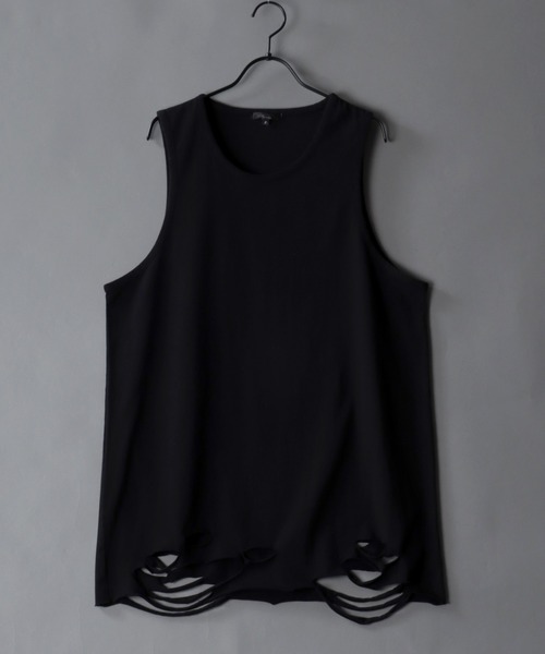 y2k ダメージ デストロイ タンクトップ レイヤード 平成 グランジ 00s y2k ダメージ デストロイ タンクトップ レイヤード 平成