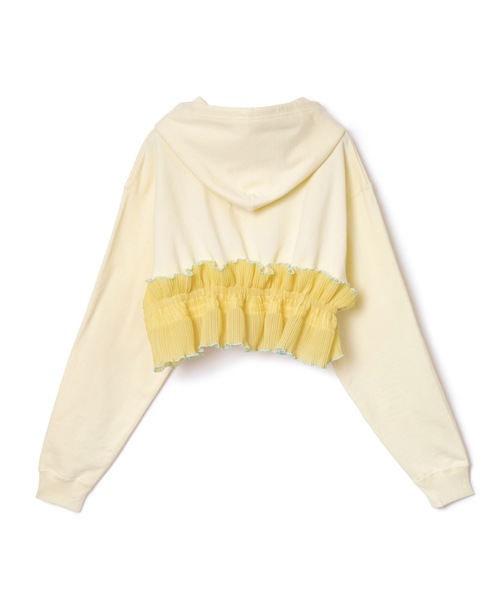 NON TOKYO（ノントーキョー）の「HEM FRILL PARKER（パーカー・レディース・ブラック/イエロー/ブルー/グリーン・FREE）」の9枚目の写真