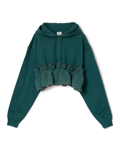 NON TOKYO（ノントーキョー）の「HEM FRILL PARKER（パーカー・レディース・ブラック/イエロー/ブルー/グリーン・FREE）」の14枚目の写真