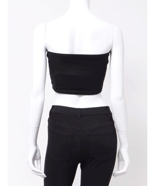 MERCURYDUO(マーキュリーデュオ)の「カップ付きチューブトップ(チューブトップ・レディース・オフホワイト/ブラック・FREE)」の12枚目の写真