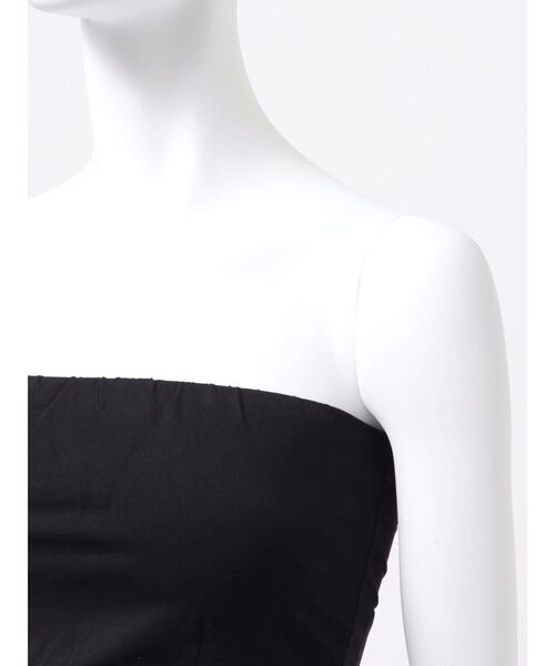MERCURYDUO(マーキュリーデュオ)の「カップ付きチューブトップ(チューブトップ・レディース・オフホワイト/ブラック・FREE)」の14枚目の写真