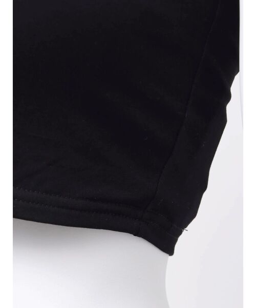 MERCURYDUO(マーキュリーデュオ)の「カップ付きチューブトップ(チューブトップ・レディース・オフホワイト/ブラック・FREE)」の3枚目の写真