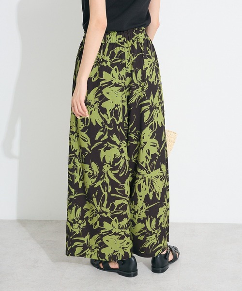 CRAFT STANDARD BOUTIQUE（クラフトスタンダードブティック）の「プリントイージーパンツ（その他パンツ・レディース・グリーン/ブラック/ホワイト・FREE）」の6枚目の写真