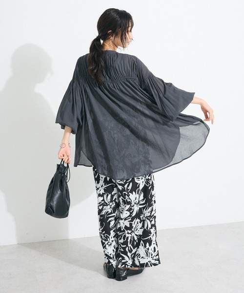 CRAFT STANDARD BOUTIQUE（クラフトスタンダードブティック）の「プリントイージーパンツ（その他パンツ・レディース・グリーン/ブラック/ホワイト・FREE）」の18枚目の写真