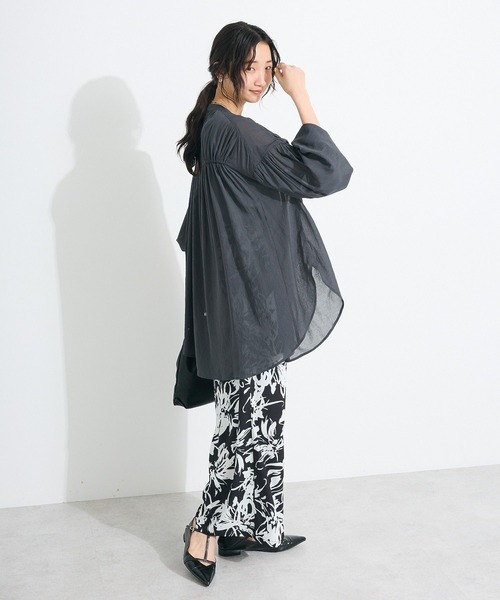 CRAFT STANDARD BOUTIQUE（クラフトスタンダードブティック）の「プリントイージーパンツ（その他パンツ・レディース・グリーン/ブラック/ホワイト・FREE）」の17枚目の写真