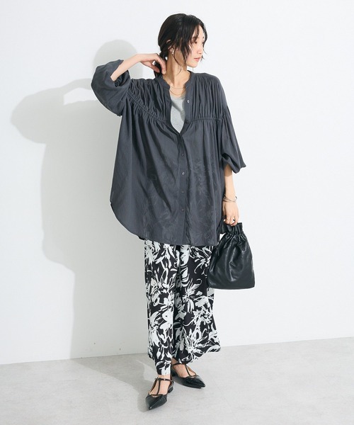 CRAFT STANDARD BOUTIQUE（クラフトスタンダードブティック）の「プリントイージーパンツ（その他パンツ・レディース・グリーン/ブラック/ホワイト・FREE）」の19枚目の写真