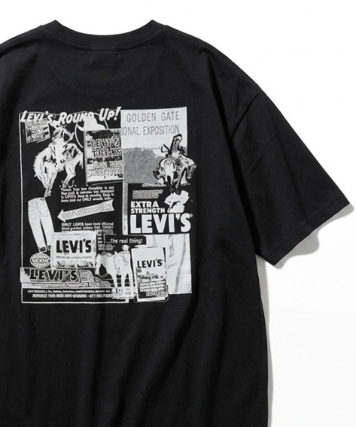 Levi's(リーバイス)の「2026SS Levi's/リーバイス VINTAGE FIT GRAPHIC TEE オーバーサイズ サークルロゴ ツーホース フロント バックプリント 半袖Tシャツ レディース メンズ(Tシャツ/カットソー・メンズ・ホワイト/ブラック/ブラック系その他/ホワイト系その他・M/L/XL)」の4枚目の写真