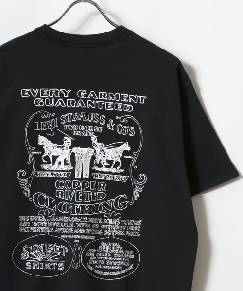 tシャツ CUT OUT LOGO POCKET WIDE S/S TEE レディース メンズ ショートスリーブドッドソンポケットTシャツ