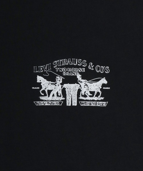 Levi's（リーバイス）の「2026SS Levi's/リーバイス VINTAGE FIT GRAPHIC TEE オーバーサイズ サークルロゴ ツーホース フロント バックプリント 半袖Tシャツ レディース メンズ（Tシャツ/カットソー・メンズ・ホワイト/ブラック・M/L/XL）」の12枚目の写真