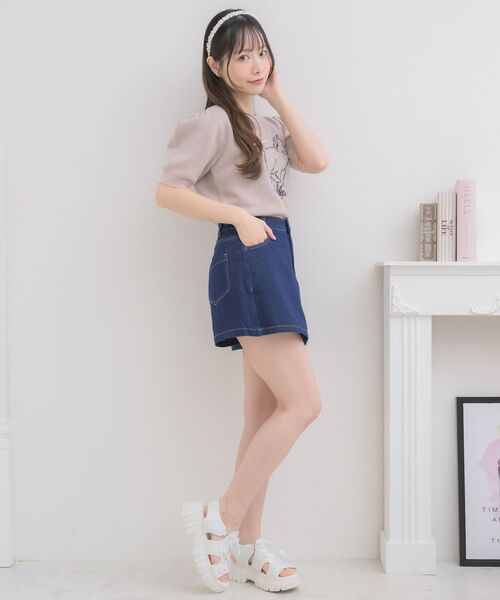 ems excite（エムズエキサイト）の「デニムスカパン（その他パンツ・レディース・ブラック/ライトブルー/ダークブルー・FREE）」の21枚目の写真