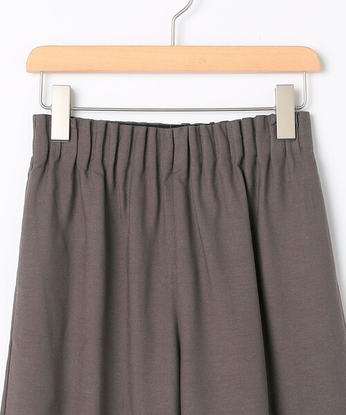 MICO COULIER(ミコクリエ)の「麻レーヨンキャタピラーパンツ(その他パンツ・レディース・ブラウン/ネイビー/チャコールグレー・36/38)」の17枚目の写真